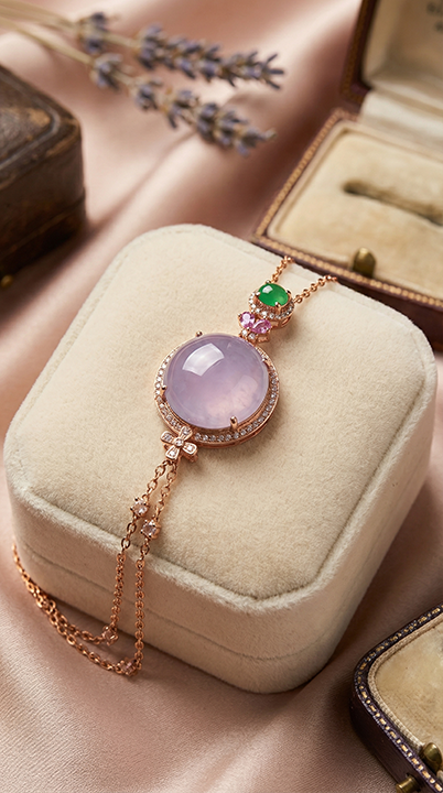 【半山紫韵】Lavender Jadeite Symphony Collection - Sacred Regal Elegance