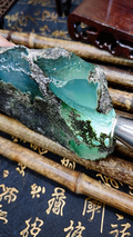 【半山溯源·傳世典藏】典藏級開窗原石高端系列 Banshan Origin: Heirloom Raw Jadeite - Museum-Grade Open-Window Rough Stone Collection